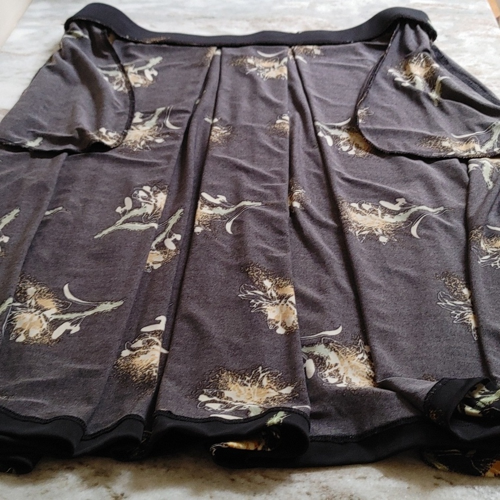 LuLaRoe Short Black Pleated Skirt with Pockets XL - Picture 5 of 6